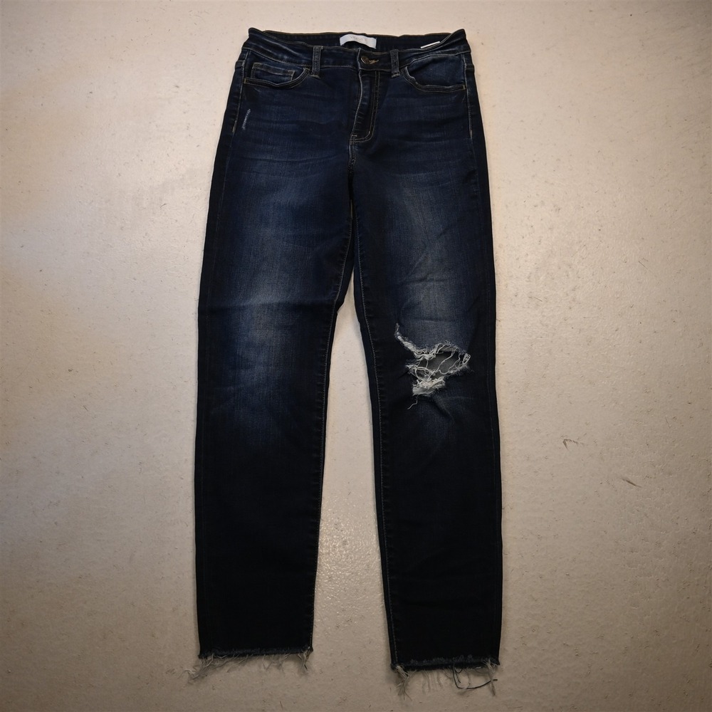 Vervet 29 High Rise Skinny Rinse Stretch Denim Womens Jeans